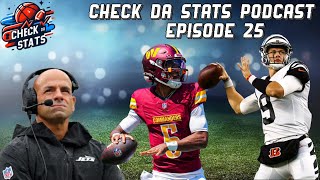 CDS Episode 25 NFL Recap Saleh Drama Joe Burrow vs Lamar Lackson Way Too Early MVP Race [upl. by Aldin]