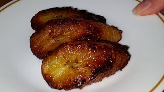 How to make Platanos Maduros Fried Sweet Plantains [upl. by Aoniak]