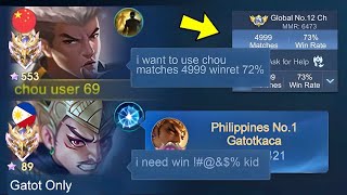 MY TEAM GOT HUMBLED WHEN I DO THIS FAKE WINRATE PRANK they think im joking  Mobile Legends [upl. by Kara]