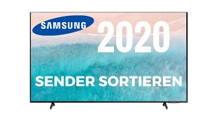 Samsung TV Sender sortieren 2020 [upl. by Llenna916]