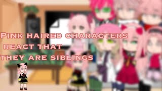 Pink haired characters react that they are siblings🇫🇷🇺🇸11 [upl. by Netsoj]