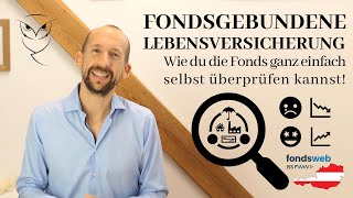 Fondsgebundene Lebensversicherung  Wie du die Fonds ganz einfach selbst überprüfen kannst [upl. by Adneram]