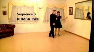 RUMBA TWOPartner Sequence DanceShanthie De Mel Clare amp Joe Dancercise2healthAustBrainTraining [upl. by Bart]