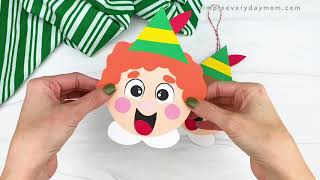 Buddy The Elf Ornament Craft [upl. by Ythomit676]