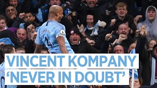 GOAL OF THE SEASON  Vincent Kompany on THAT goal 🔥 [upl. by Animrelliug132]