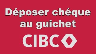 Comment déposer un chèque au guichet automatique chez CIBC [upl. by Anrym580]