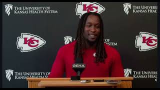 Kareem Hunt press conference 9252024 [upl. by Joh]