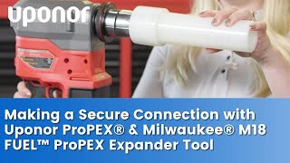 How Fast Can You Make a Connection with Uponor ProPEX® amp Milwaukee® M18 FUEL™ ProPEX Expander Tool [upl. by Inga807]