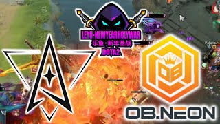 OBNEON vs POLARIS ESPORTS  NEW YEAR HOLY WAR DOTA 2 [upl. by Nnav162]