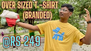 Budget over sized tshirt under 250 Must watch [upl. by Brit]