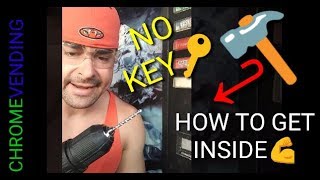 How To Get Into A Soda Machine Without A Key 🔑 [upl. by Eneleahs]