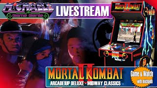 Arcade1Up Mortal Kombat 2 Deluxe Live Gameplay amp First Impressions [upl. by Armington95]