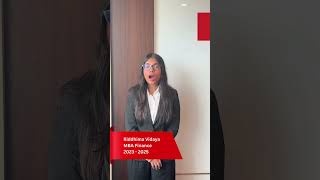 Riddhima Vidaya shares her Summer Internship Experience [upl. by Sarena]