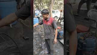 Engine block washing Munna Motors TP Nagar Agra [upl. by Zizaludba]