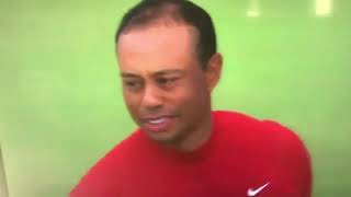 Tiger Woods Wins Masters 2019 Winning Moment [upl. by Ivens]