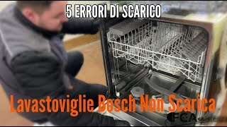 LAVASTOVIGLIE BOSCH NON SCARICALAVASTOVIGLIA NON SCARICAERRORE SULLO SCARICOERRORE E25 [upl. by Semreh]