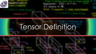 Introduction to Tensors Transformation Rules [upl. by Alyakem]