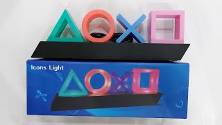 PlayStation Icons Light Unboxing [upl. by Sidran]