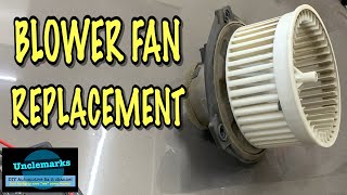 How to replace change interior blower fan motor on Impala 2000 to 2005 EP 257 [upl. by Airdnekal650]