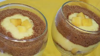 Mango Trifle Delight Recipe l Quick and Easy Trifle Delig [upl. by Saimon]