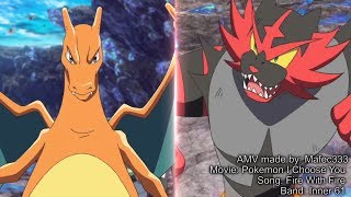 Charmeleon  Charizard Vs Incineroar HD Pokemon I Choose You AMV [upl. by Carina192]