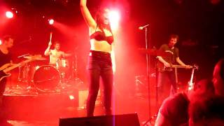 Izia Higelin  Solo de batterie suite  Live au Plan  Ris Orangis  le 18022010 [upl. by Ymarej]