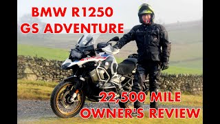 BMW R1250 GS Adventure 22500 Mile Review [upl. by Ridgley459]