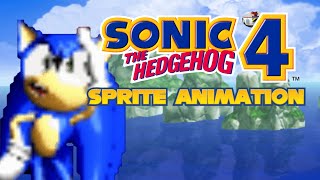 sprite animation sonic the hedgehog 4😶😶 [upl. by Eittel]