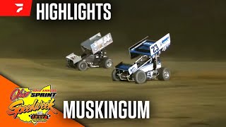 Ohio Sprint Speedweek at Muskingum County Speedway 61324  Highlights [upl. by Artiek950]