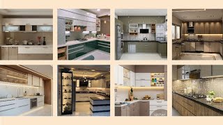 kitchen cabinet color trends 2023modern kitchen wood work design [upl. by Tova]