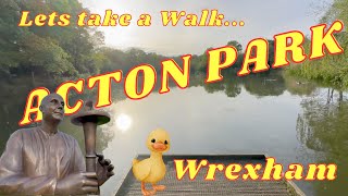 Lets take a Walk Acton Park  Wrexham [upl. by Tnaryb28]