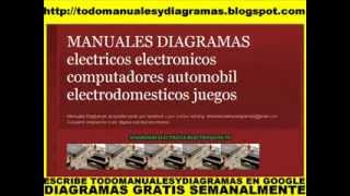 TODO MANUALES Y DIAGRAMAS ELECTRICOS ELECTRONICOS MECANICA COMPUTACION [upl. by Bartel373]