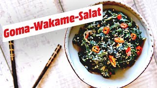 GomaWakameSalat  japanischer Algensalat • KochMit [upl. by Sheelagh]