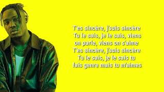 Kaza  Sincère paroles lyrics [upl. by Glass646]