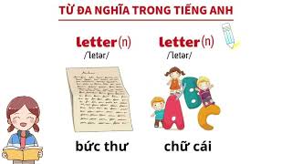 TỪ ĐA NGHĨA  1 Phút Thuộc Ngay 20 Từ Mới  Polysemous Word [upl. by Ciri]