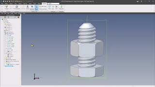 Alibre Design Tutorial for TooTallTobys Hex Nut [upl. by Nnahaid]