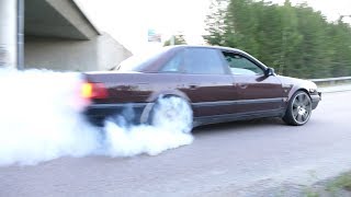 Audi S4 C4 Dyno and some fun [upl. by Euk]