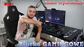 Pokazuje swoje stanowisko 😱  UNBOXING amp Prezentacja  ✔ Jakie biurko GAMINGOWE wybrałem [upl. by Charmion]