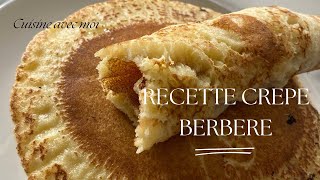 Recette crêpes Berbère  Idée goûter  Idée petit déjeuner brunch [upl. by Rellim304]