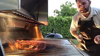 Cooking with Nick Morot on the Aspire by Hestan grill Grilling tutorial with USDA Prime Ribeye [upl. by Nolte276]