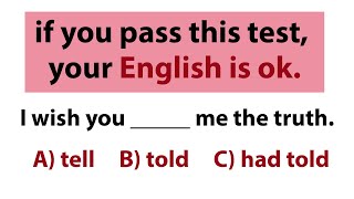 English Grammar Test ✍️📖 If you pass this test your English is absolutely outstanding [upl. by Delsman]