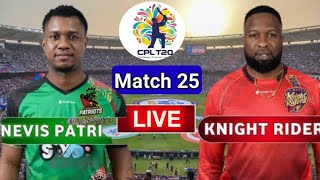 SKN Patriots vs Trinbago Knight Riders Live Match Today  CPL Live Match Today  CPL T20 2024 [upl. by Rediah849]