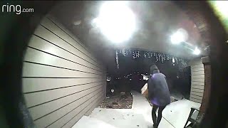 Porch pirate wearing apparent FedEx jacket targets Denverarea neighborhood [upl. by Ailed]