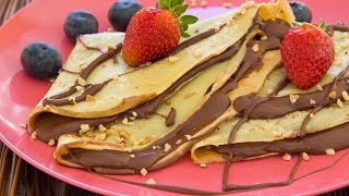 Crêpes alla Nutella  Ricettait [upl. by Mil]