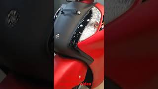 YAMAHA FASCINO NEW COLOUR MATTE RED 2024 Subscribe to get full video youtube automobile 2024 [upl. by Putnem]