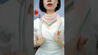 Scarf fashion style for girls shorts youtubeshorts msbro [upl. by Aisemaj222]