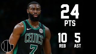 Jaylen Brown Highlights  Pistons vs Celtics  26th Oct 2024 [upl. by Eema357]