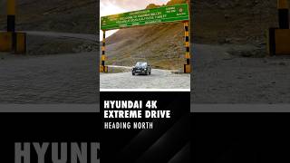 Heading towards extreme north on the Hyundai 4K Extreme Drive  Branded Content shorts [upl. by Arlina]