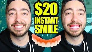 Trying 20 Instant Smile Veneers  AS SEEN ON TV [upl. by Manvil]