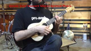 Amahi Snail Concert Uke in Spalted Maple Earthshaking Music Presents [upl. by Pournaras]